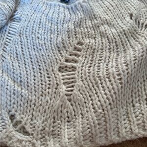 Twins size S openweave mohair blend Cozy Knit Sweater